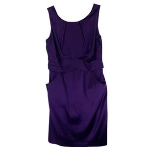 Le  Chateeu Elegant Purple Sleeveless evening Dress size large